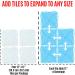 SlipX Solutions Expandable Bath & Shower Safety Mat System - Custom Size Clear, 12 Tiles, 4 Pack with Microban Protection - Buy Online on GoSupps.com