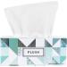 Plush Facial Tissues 130 Per Box 7 x 6.9 2 Ply Soft Smooth - Family Pack of 8, 1040 Total Tissues - Ideal for Bathroom, Office, School, Home, Kitchen, Car - Buy Online on GoSupps.com