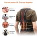 Back Brace Posture Corrector with Magnetic Therapy for Men & Women | Adjustable Waist Support Belt for Upper & Lower Back Pain Relief - XX-Large Black - Buy Online on GoSupps.com