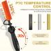 DAN Mini Electric Hot Comb for Wigs & Afro Hair - Anti-Scald Straightening Comb | Ceramic Dual Voltage Hot Comb Hair Straightener in Gold - Buy Online on GoSupps.com