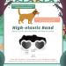 Lewondr UV Safety Sunglasses for Small Dogs - Heart-Shaped Waterproof Windproof Glasses with Adjustable Rubber Band - Buy Online on GoSupps.com