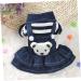 Angoily Dog Spring Dresses Dress for Summer Jeans for Girls Pet Apparel Dress with Bow Girls Nightgowns Classy Dress Summer Jeans Spring Dresses for Work Dog Dress Stripe Pet Supplies S As Shown - Buy Online on GoSupps.com