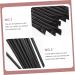 FOMIYES 12pcs Eyeliner Brush Eye Shadow Brush Beauty Kit Brow Brush Angled Eyeshadow Brush Girl Tool Bevel 14.5x0.7x0.5cm Black - Buy Online on GoSupps.com