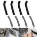 NEEKEP Crevice Cleaning Brush Grout Cleaner Scrub Brush Deep Tile Joints Groove Gap Cleaning Tool - Stiff Bristle with Handle for Showers Bathtubs Door Window Kitchen(4PCS)