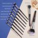 Professional 20-Piece Makeup Brush Set - Premium Synthetic Foundation Concealer & Eye Brushes - Soft & Durable - Black & Silver - Buy Online on GoSupps.com