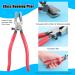Glarks 4Pcs Heavy Duty Glass Running Pliers & Cutters Set for Mosaic, Tiles, Mirror - Breaker Grozer Plier, Oil Feed Glass Cutter - Buy Online on GoSupps.com