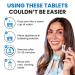 Retainer and Denture Cleaning Tablets - Removes Plaque & Stains, 4 Months Supply, 120 Count - Buy Online on GoSupps.com