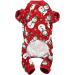 Lanyarco Small Pet Dog Pajamas - Red Snowman Design - Medium Size - 95% Cotton 5% Lycra - Buy Online on GoSupps.com