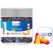 Howard Leight Laser Lite Individually Wrapped Foam Ear Plugs for Noise Reduction Sleeping 25 Pair (50 Count) in a jar