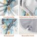 Butterfly Flower Pattern Beard Bib Apron - Non-Stick Waterproof Hair Catcher for Men | Perfect Grooming Gift with Suction Cups - Buy Online on GoSupps.com