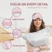 Luxurious Silk Sleep Mask with Double Layer Filling - Pink - Buy Online on GoSupps.com