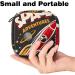 Portable Space Adventure Rocket Sanitary Napkin Storage Bag | Menstruation Pad & Menstrual Cup Pocket for Teens & Women - Zip Closure Colorful Design - Buy Online on GoSupps.com
