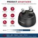 iBstone K18 Rechargeable Mini Hearing Amplifiers - OTC Completely-in-Canal Aids for Comfortable Wear with Masks and Glasses, Black (Pair) - Buy Online on GoSupps.com