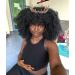 16 Afro Kinky Curly Wig with Bangs for Black Women - Synthetic Bomb Wig (Black) - Buy Online on GoSupps.com
