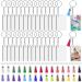 Sublimation Keychain Blanks Bulk modacraft 120Pcs Sublimation Keychain Blanks Set with Rectangle Sublimation Blanks, Keychain Tassels, Keychain Rings and Jump Rings for DIY Keychain Crafting 120Pcs Rectangle