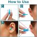 Buy Ear Plugs for Sleeping - 50 Pairs Soft Foam Noise Cancelling Hearing Protection | Perfect for Travel Concerts Work & More - 32dB - Buy Online on GoSupps.com
