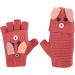 Kids Puppy Flip Top Half Finger Gloves for 3-8 Yrs - Puppy/Red - Buy Online on GoSupps.com