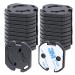 Redtron socket fuse with rotary mechanism 20stk sockets child locking socket fuses for babies and children socket protection black