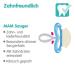Mam Supreme Night Pacifiers 2 Set | Bright Baby Soothers for Dental Health | Skin-Friendly | Includes Pacifier Box | 16+ Months | Tiger/Universe Design - Buy Online on GoSupps.com