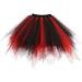 Hehiy Women's Carnival Costume - 50s Tllrock Tutu Skirt Short Ballet Petticoat Black & Brown Multi-Color Crinoline Tulle Rock for Women - Buy Online on GoSupps.com