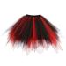 Hehiy women carnival costume Tllrock 50s Tt Rock Short Ballet Unterrock Crinoline Petticoat Tutu Tulle Rock Black Tutu Women Women Tulle Rock Brown Multi -Color