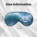 Ocean Sea Wave Print Unisex Eye Mask | Soft Comfortable Light-Blocking Sleep Mask - Buy Online on GoSupps.com