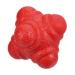 PATIKIL Bounce Reaction Balls, Coordination Training Ball Agility Trainer TPR Low Difficulty for Speed Reflex Red