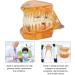 Dpofirs Orange Dental Model - Removable Teaching Tool for Dental Programs Adult Tooth Demonstration & Dental Implants - Buy Online on GoSupps.com