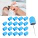 Nail Art Grinding Caps Set - Professional Nail Drill Polishing Tools for Salon & Home (16x25mm Blue) - Buy Online on GoSupps.com