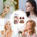 Powder Puff 14 Powder Puff Reusable Velvet Powder Puff with Strap Triangle Powder Puff Soft Cosmetic Foundation Powder Sponge Cushion Puff Resuable Foundation Sponge With Strap forDry Makeup Light Coffee - Buy Online on GoSupps.com
