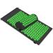 AkuPressmatte Acupressure Set Acupressureatta with pillow nail mat flower field mat needle mat/needle stimulus mat needle board YantraMatte Shaktimate Pranamatte acupunctural mat black Black size