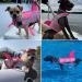 Dogcheer Shark Dog Life Jacket - Adjustable Pet Swim Vest for Small to Large Dogs - Ripstop Puppy Floatation Life Jacket with Rescue Handle - X-Small, Pink - Buy Online on GoSupps.com