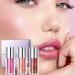 Plumping Lip Oil Colorful Moisturizing Lip Gloss - Transparent Nutritious Lip Glow Oil Lip Balm Non-Sticky Lip Oil Colored Lip Balm For Care Jingan - Buy Online on GoSupps.com