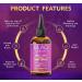 Blaq Luxury Hair Growth Oil - Biotin Scalp Treatment for Dry Itchy Frizzy & Damaged Hair - Split End Repair for Women - 4oz - Buy Online on GoSupps.com