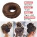 100% Human Hair Tie - Medium Brown Chocolate Brown Hair Accessories for Smooth Updos & Knots | 17g Real Hair Hair Tie - Buy Online on GoSupps.com