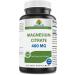 Brieofood Magnesium Citrate 400 mg (Elemental Mg) per Serving - 250 Tablets - Muscle Relaxation (Citrato de Magnesio)