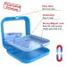 Invisalign Aligner Case with Mirror and Removal Tool - Premium Retainer Case with Magnetic Closure and Textured Liner for Easy Use (Blue) - Buy Online on GoSupps.com