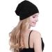 Osvyo Cotton Chemo Turbans Headwear Beanie Hat Cap for Women - Black - Buy Online on GoSupps.com