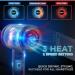 LOVEPS 1800W Ionic Hair Dryer with Diffuser - Foldable Handle, Constant Temperature Hair Care, Purple - Buy Online on GoSupps.com