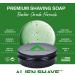 Alien Shave Premium Shaving Soap for Men - Solar Lime 4 Oz (1-Pack) | Coconut Oil & Glycerin Infused - Buy Online on GoSupps.com