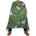 Waterproof Barber Cape -Rabbits Leaves Cheetah Haircut Bib for Men Unisex Hair Cutting Cape(8rp1a)