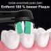 8 Series Compatible Oral-B iO Electric Toothbrush Heads - Powerful Cleaning 4 Black & 4 White Replacement Brushes - Buy Online on GoSupps.com