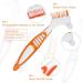 Caromoriber House 4Pcs Denture Brush Dual Head Toothbrushes Portable Denture Brush with Soft Bristles and Dual Angled Hard Denture Cleaning Brush for Denture Care Denture Toothbrush - Buy Online on GoSupps.com
