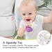 Shop Mombella Octopus Baby Bite Toy - Soft Silicone Teether for 6-18 Months Perfect Gift for Soothing Gums Purple Violet - Buy Online on GoSupps.com