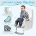 Potty Training Seat with Anti-Slip Step Ladder - Toddler Toilet Seat for Kids - Grey - Buy Online on GoSupps.com