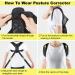 Posture Corrector for Men & Women - Adjustable Upper Back Brace for Neck Back & Shoulder Support - Universal Fit - Buy Online on GoSupps.com