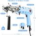 Riiai AK-III Pro Tufting Gun Kit - 2-in-1 Cut Pile Loop Pile, Speed Adjustable - Baby Blue - Buy Online on GoSupps.com