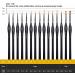 15PC Miniature Paint Brushes Set - Fine Detailing for Acrylics, Oils, Watercolors - Citadel Figurine Warhammer 40k - Black - Buy Online on GoSupps.com