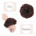 Thick Messy Curly Hair Scrunchie Bun Extension - Black to Dark Auburn | Synthetic Updo Hairpiece for Women & Girls - Buy Online on GoSupps.com