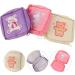 3Pcs Travel Toiletry Bag Set for Women & Girls | Portable Feminine Hygiene Storage Pouch | Ideal for Sanitary Napkins, Tampons & Makeup - Buy Online on GoSupps.com